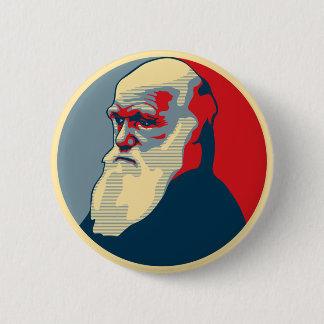 Darwin, geen tekst ronde button 5,7 cm
