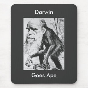 Darwin Goes Ape Mousepad Muismat