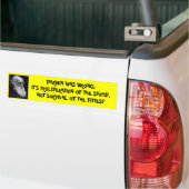 Darwin had het mis bumpersticker (Op Truck)
