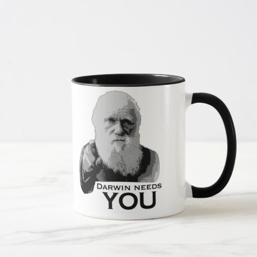 Darwin heeft je nodig! mok (Rechts)