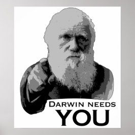 Darwin heeft je nodig! poster
