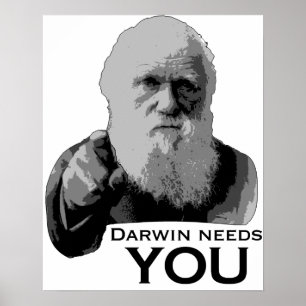 Darwin heeft je nodig! poster