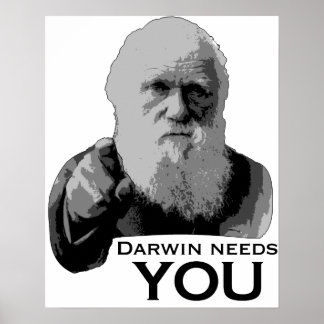 Darwin heeft je nodig! poster