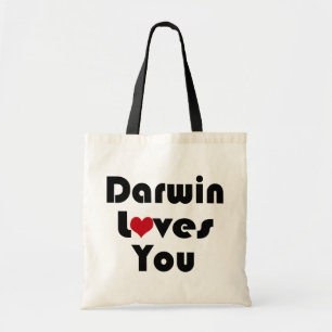 Darwin houdt van je tote bag