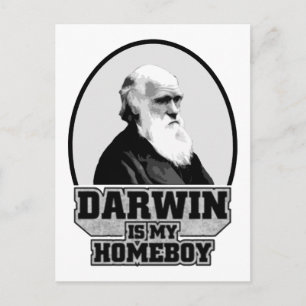 Darwin is mijn homeboy briefkaart