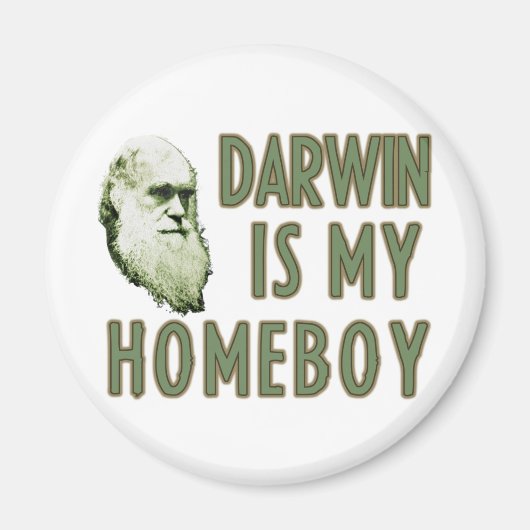 Darwin is mijn Homeboy Magneet (Voorkant)