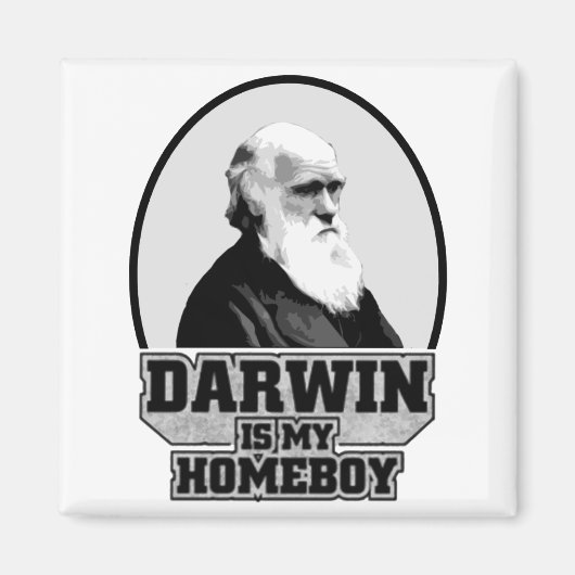 Darwin is mijn homeboy magneet (Voorkant)