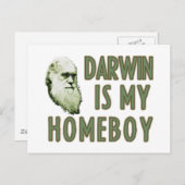 Darwin is mijn huisjongen briefkaart (Voorkant / Achterkant)