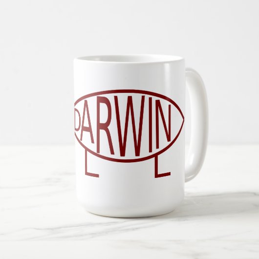 Darwin Lettering Mug (Devant droit)