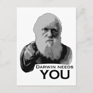 Darwin Needs You! Briefkaart