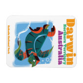 Darwin, Northern Territory Australia reisposter Magneet (Horizontaal)