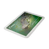 Darwin Northern Territory - Crocodile Bath Mat (Gekanteld)