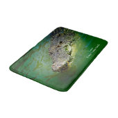 Darwin Northern Territory - Crocodile Bath Mat (Gekanteld)