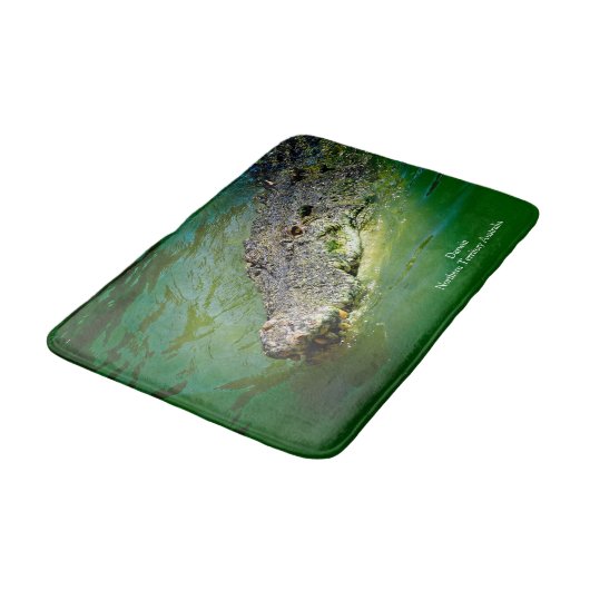 Darwin Northern Territory - Crocodile Bath Mat (Gekanteld)