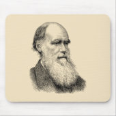 Darwin Portrait Evolution/ Charles Darwin Muismat (Voorkant)