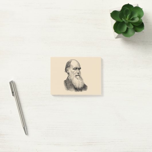 Darwin Portrait Evolution/ Charles Darwin Post-it® Notes (Kantoor)