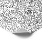 Darwin-portret gemaakt van de tekst "Oorsprong van Poster (Hoek)