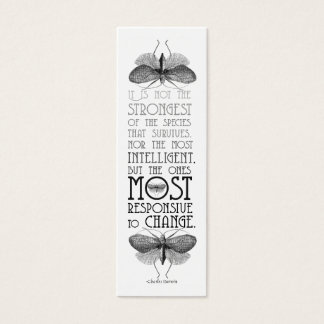 Darwin Quote profielkaart Mini Visitekaartjes