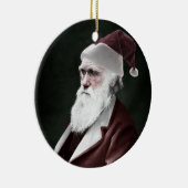 Darwin Santa Claus Keramisch Ornament (Rechts)