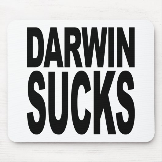 Darwin Sucks Muismat (Voorkant)