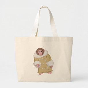 Darwin the Ikea Monkey Grote Tote Bag