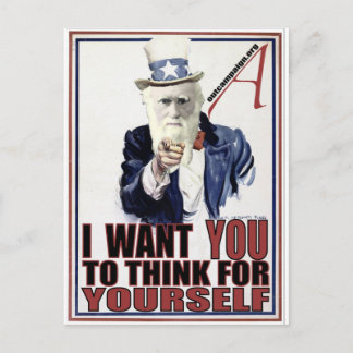 Darwin wil je briefkaart
