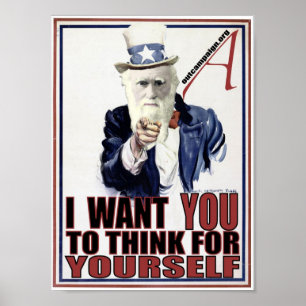 Darwin wil je poster