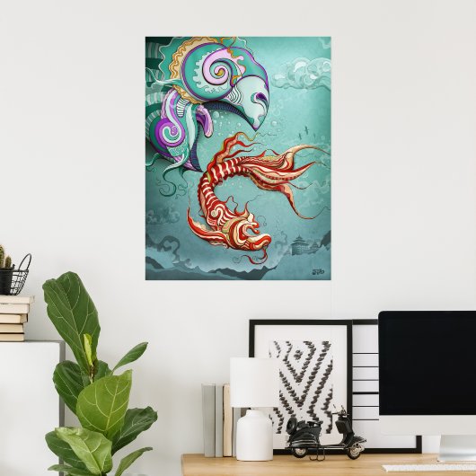 Darwinamisch Poster (Thuiskantoor)