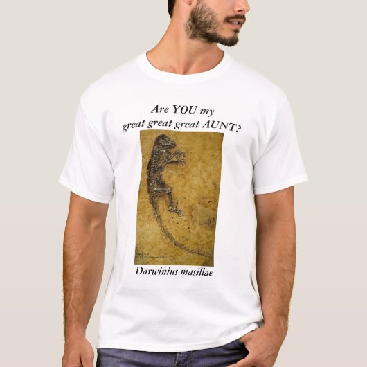 Darwinius masillae t-shirt (Voorkant)