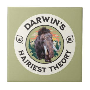 Darwins haarrijkste theorie Wolharige mammoet Tegeltje