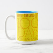 Daryl Shawn 100 Days of Live Music Coffee Mug (Gauche)