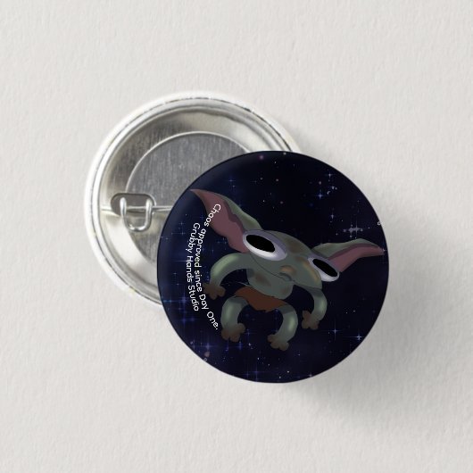 Daryl Yeeting Into The Void Button (Voorkant /achterkant)