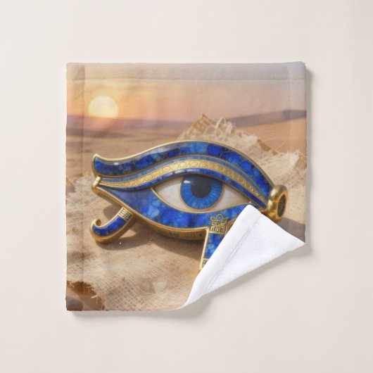 Das Ägyptische Auge´9 Bad Handdoek (Wasdoekje)