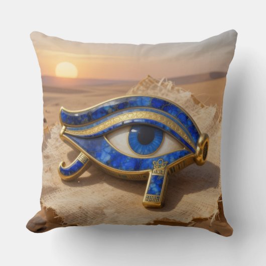 Das Ägyptische Auge´9 Kussen (Voorkant)