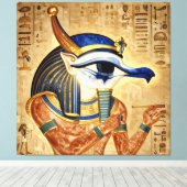 Das Ägyptische Auge Canvas Afdruk (Insitu (Houten vloer))