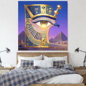 Das Ägyptische Auge  Canvas Afdruk (Insitu (Slaapkamer))