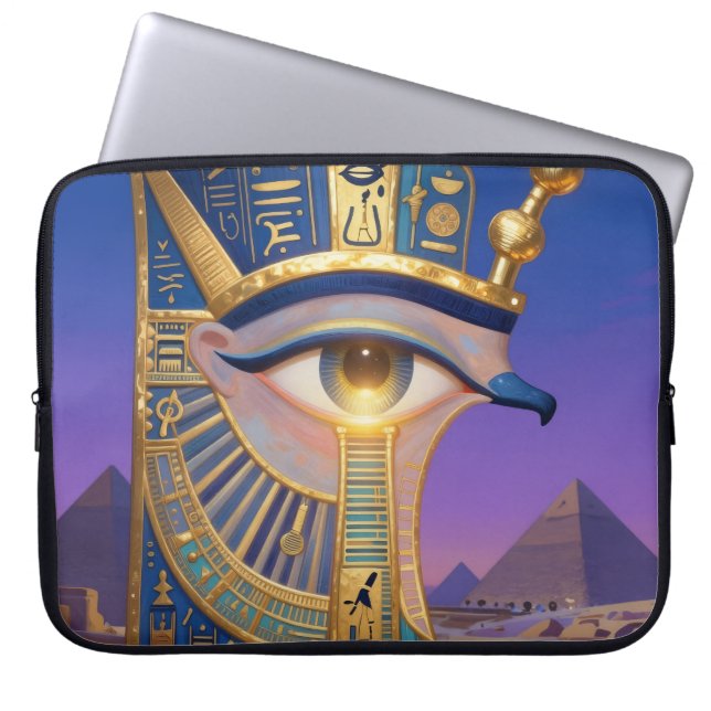 Das Ägyptische Auge  Laptop Sleeve (Voorkant)