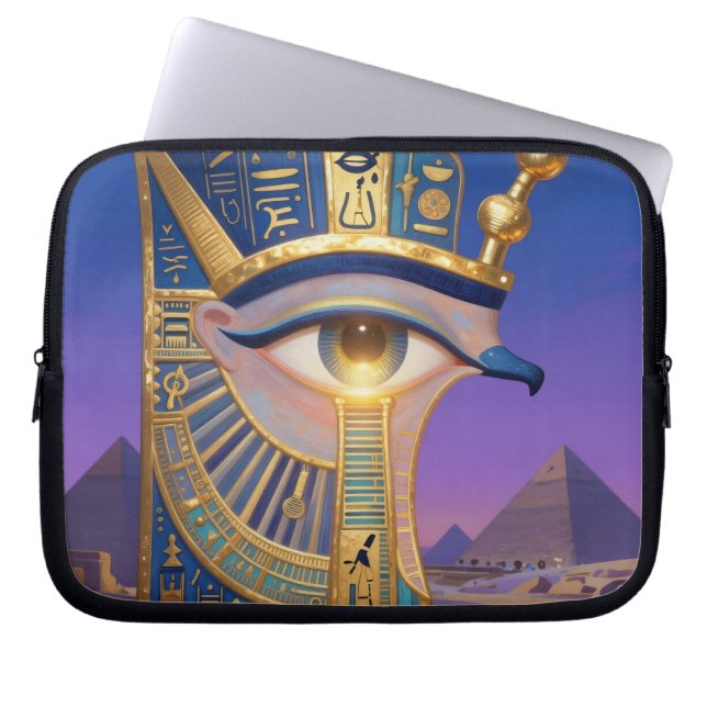Das Ägyptische Auge  Laptop Sleeve (Voorkant)