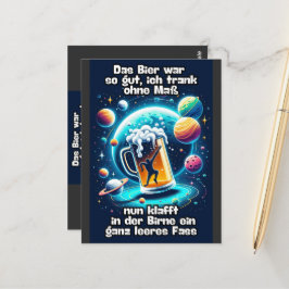Das Bier im Kopf Briefkaart