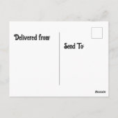 Das borstelspecht speelt gitaar met ananas verjaar briefkaart (Achterkant)