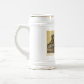 Das Dachslund German Beer Mok (Links)