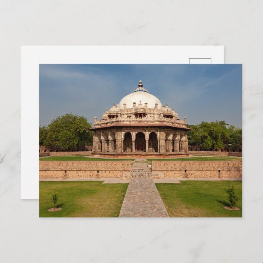 Das Humayun Mausoleum in Neu Delhi Briefkaart (Voorkant / Achterkant)