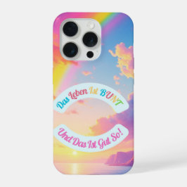 Das Leben ist BUNT iPhone 15 Pro Hoesje