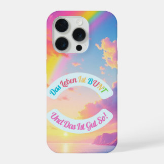 Das Leben ist BUNT iPhone 15 Pro Hoesje