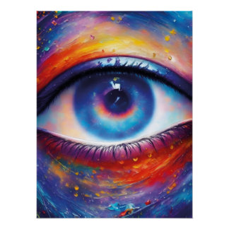 Das magische Auge – fantastisches Fantasy Motiv Perfect Poster
