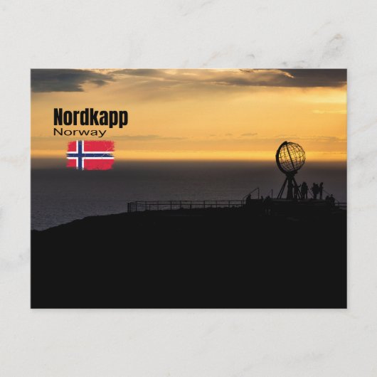 Das magische Nordkapp Briefkaart (Voorkant)