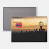 Das magische Nordkapp Magneet (Voorkant / Achterkant)
