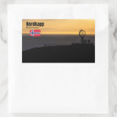 Das magische Nordkapp Rechthoekige Sticker (Tas)