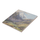 Das Mölltal mit dem Großglockner - Carl Lafite Tegeltje (Zijkant)