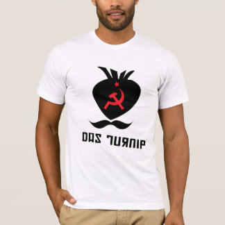 Das Turnip (turnip, hamer/sikkel, en snor) T-shirt